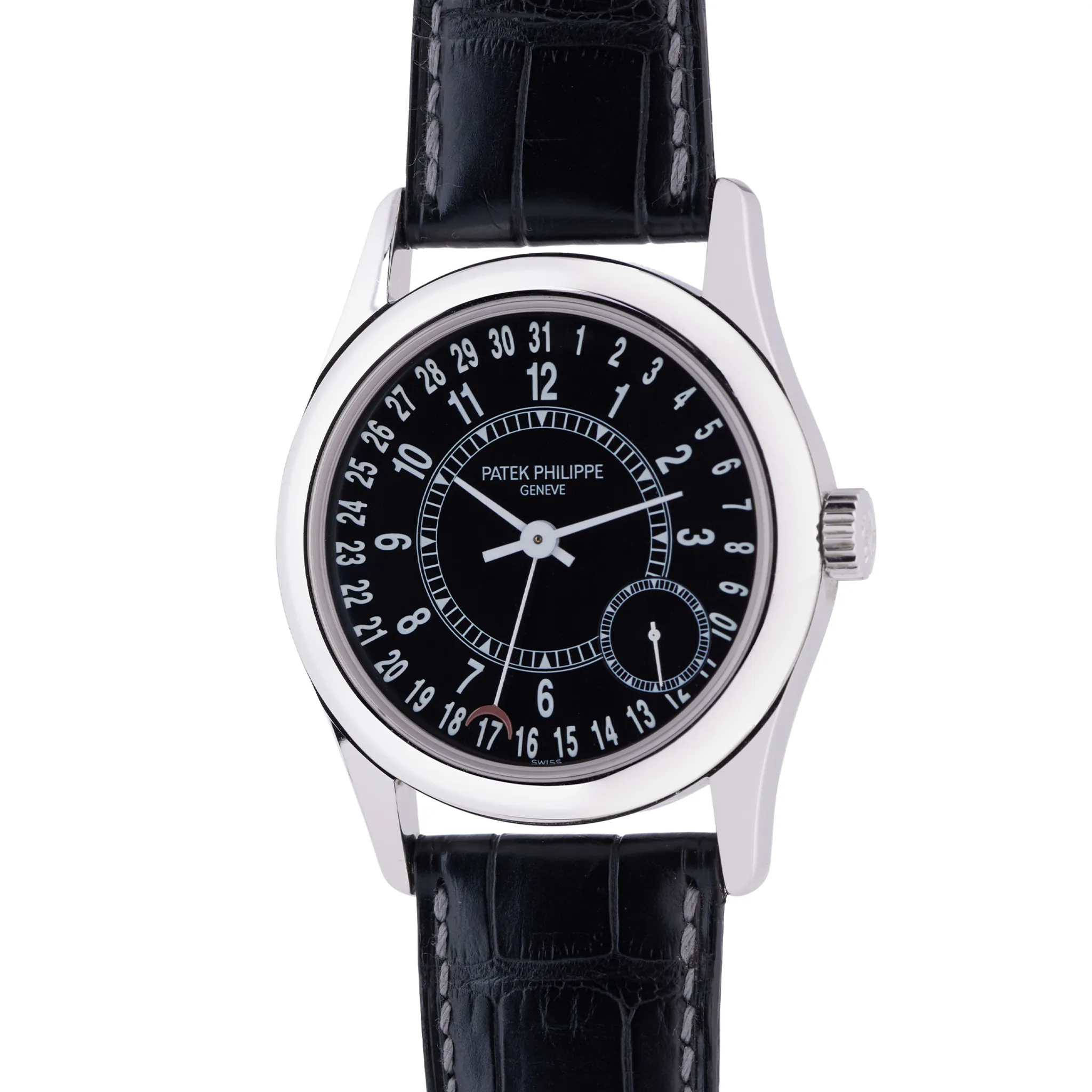 Patek Philippe Calatrava 6000G-001 37mm White gold Black