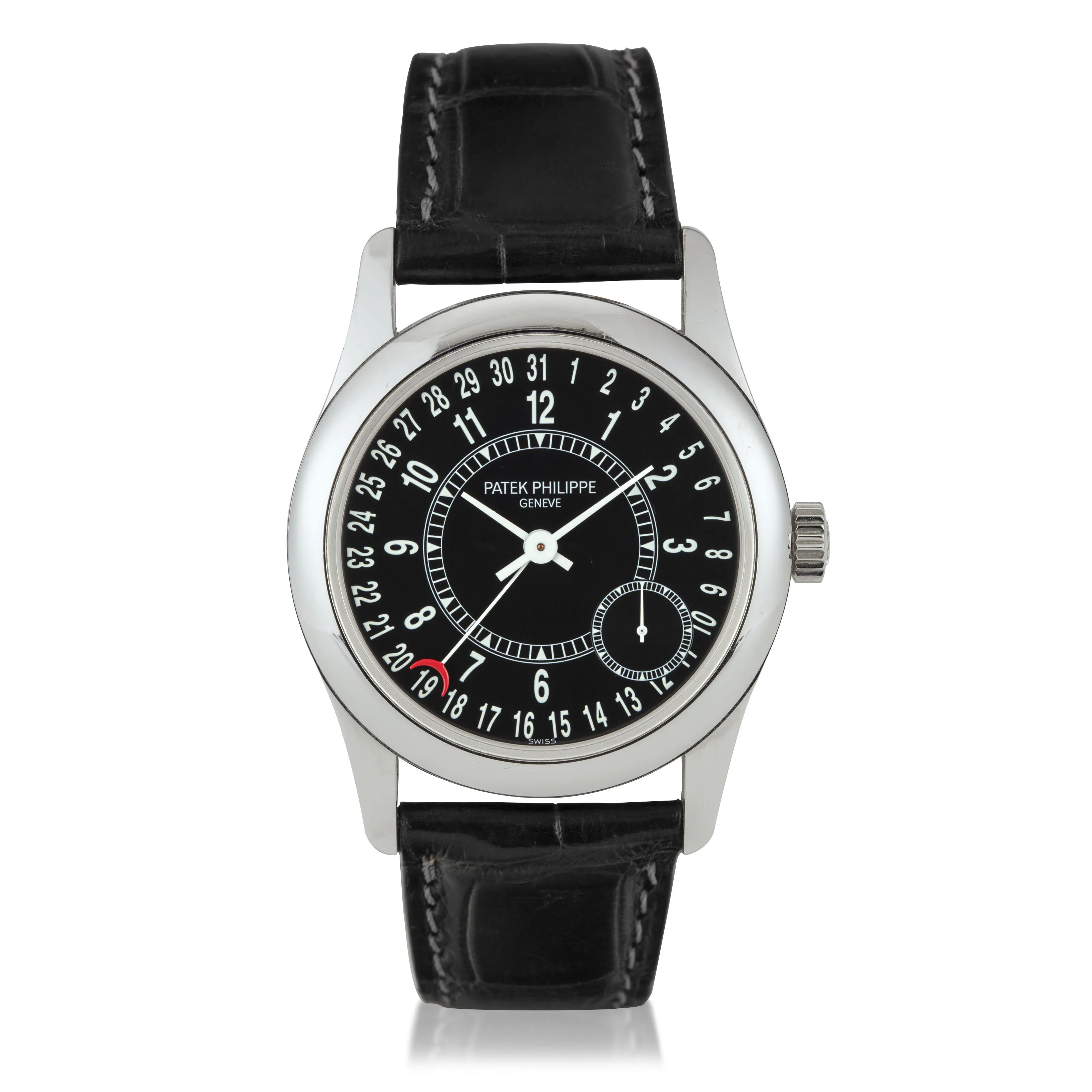 Patek Philippe Calatrava 6000G 37mm White gold Black