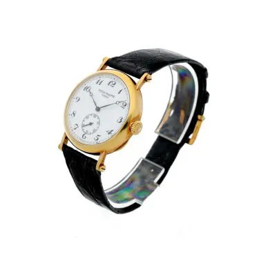 Patek Philippe Calatrava 3960 33mm Yellow gold Silver 1