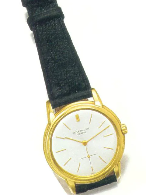 Patek Philippe Calatrava 3433 35mm Yellow gold Silver