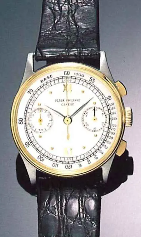 Patek Philippe Chronograph 12 33mm Rose gold Silver