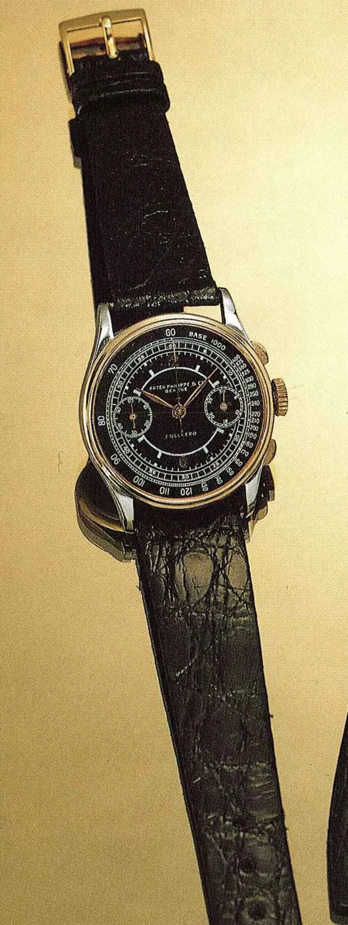 Patek Philippe Chronograph 130 33mm Rose gold Black