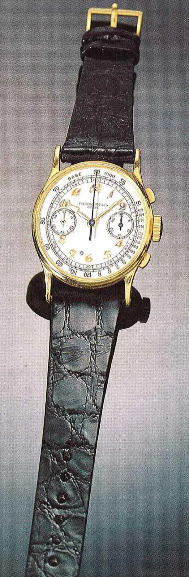 Patek Philippe Chronograph 130 33mm Yellow gold Silver