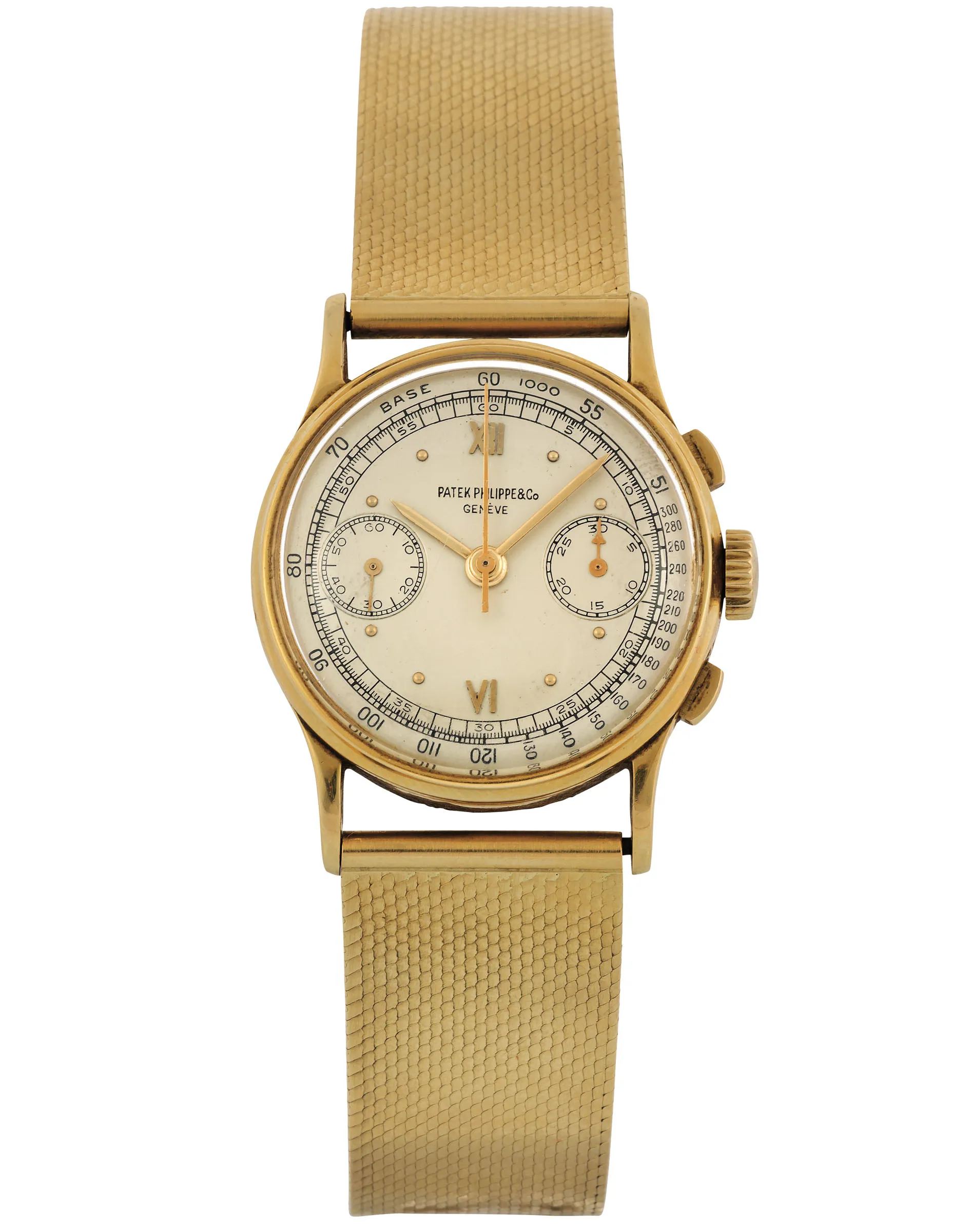 Patek Philippe Chronograph 130 33mm Yellow gold Cream