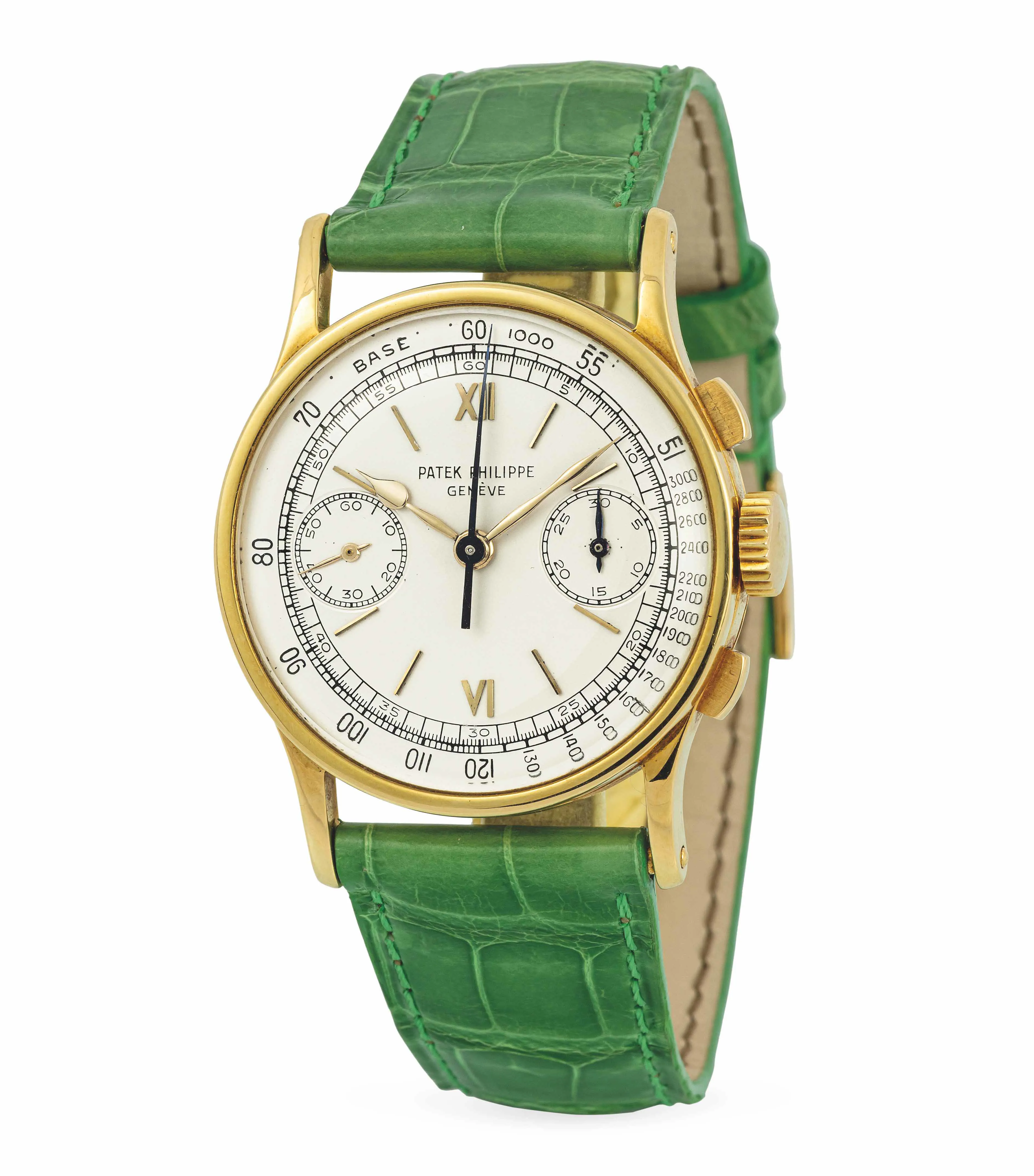 Patek Philippe Chronograph 130 33mm Yellow gold White