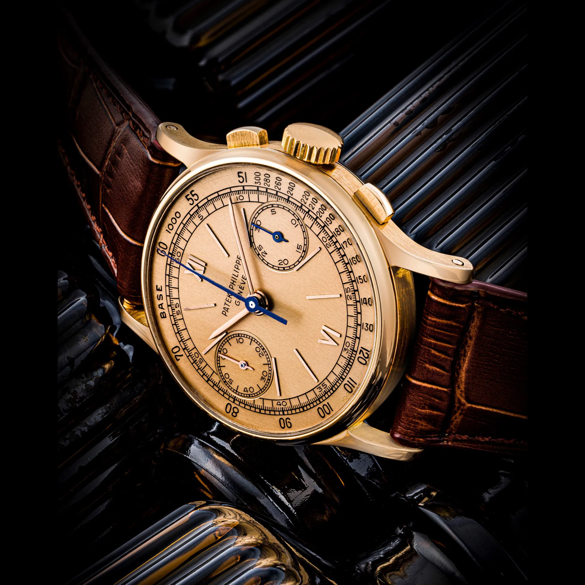 Patek Philippe Chronograph 130 33mm Rose gold Rose gold