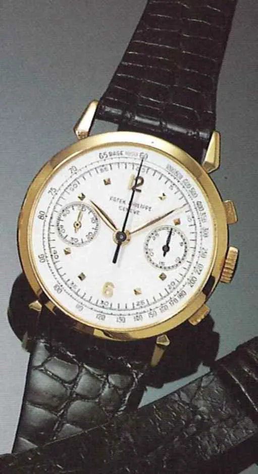 Patek Philippe Chronograph 1579 36mm Rose gold Silver