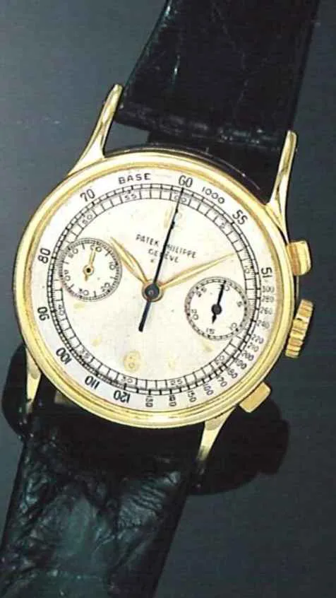 Patek Philippe Chronograph 533 33mm Yellow gold Silver