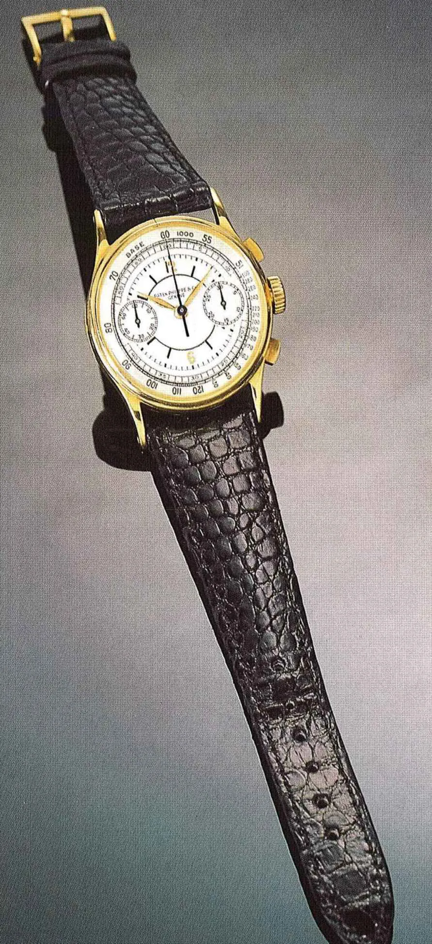 Patek Philippe Chronograph 33mm Yellow gold Silver