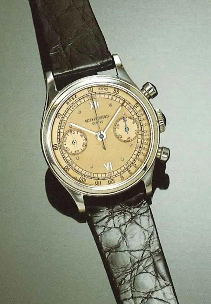 Patek Philippe Chronograph 34mm Stainless steel Champagne