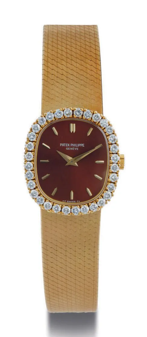 Patek Philippe Ellipse 4134/4 24mm Diamond Brown