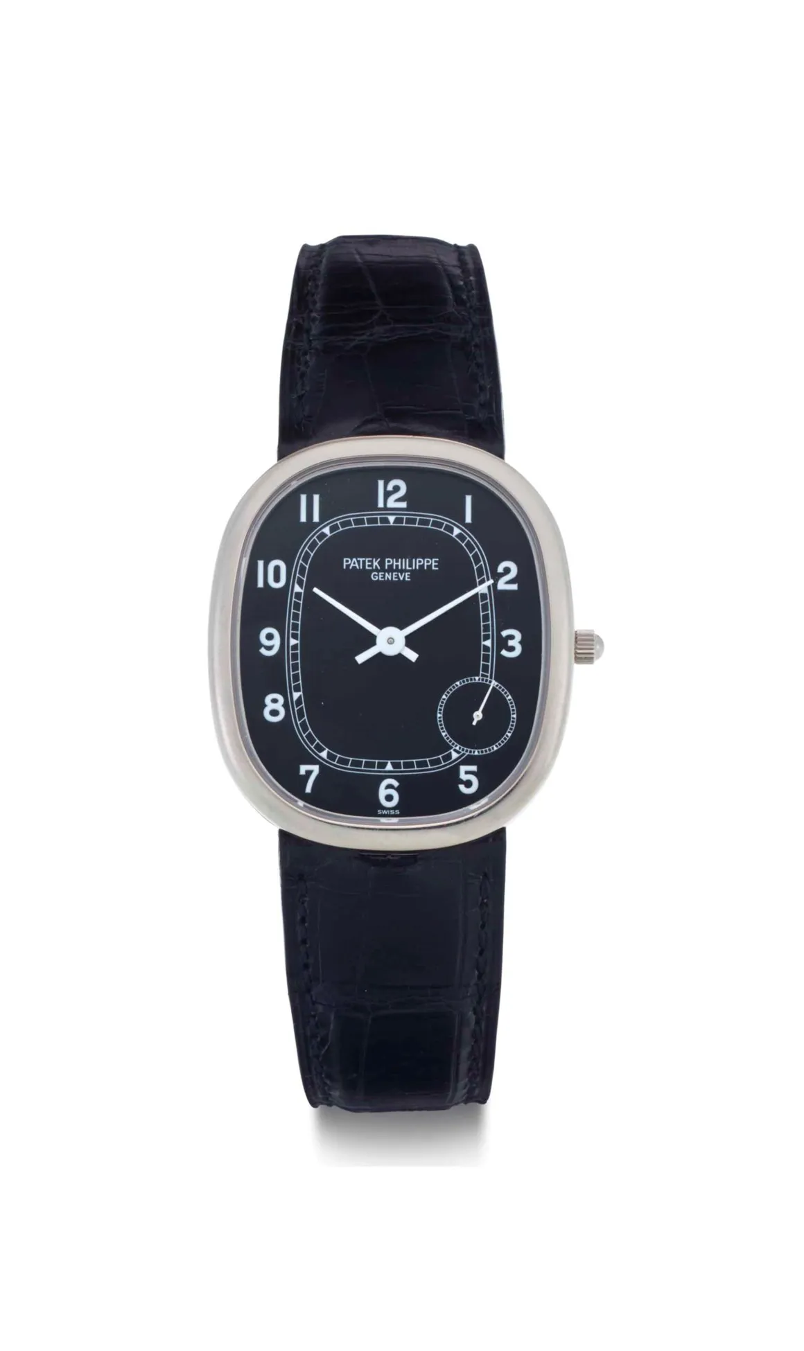 Patek Philippe Golden Ellipse 5028 35.5mm White gold Black