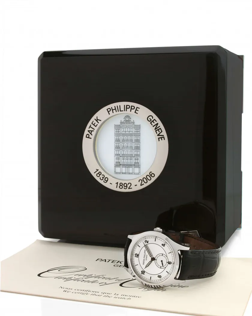 Patek Philippe Calatrava 5565 36mm Stainless steel Two-tones silvered