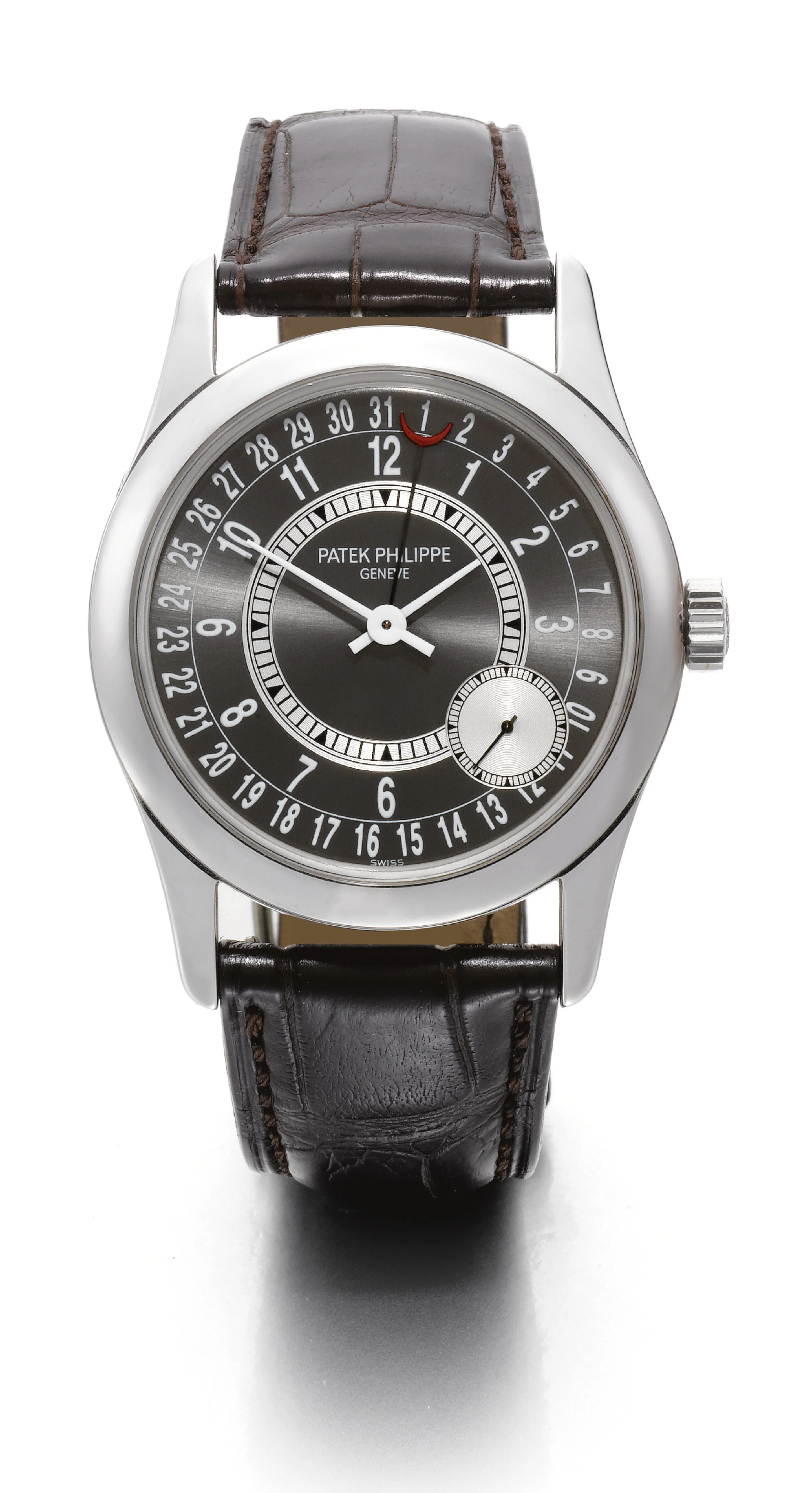 Patek Philippe Calatrava 6000G 37mm White gold Gray