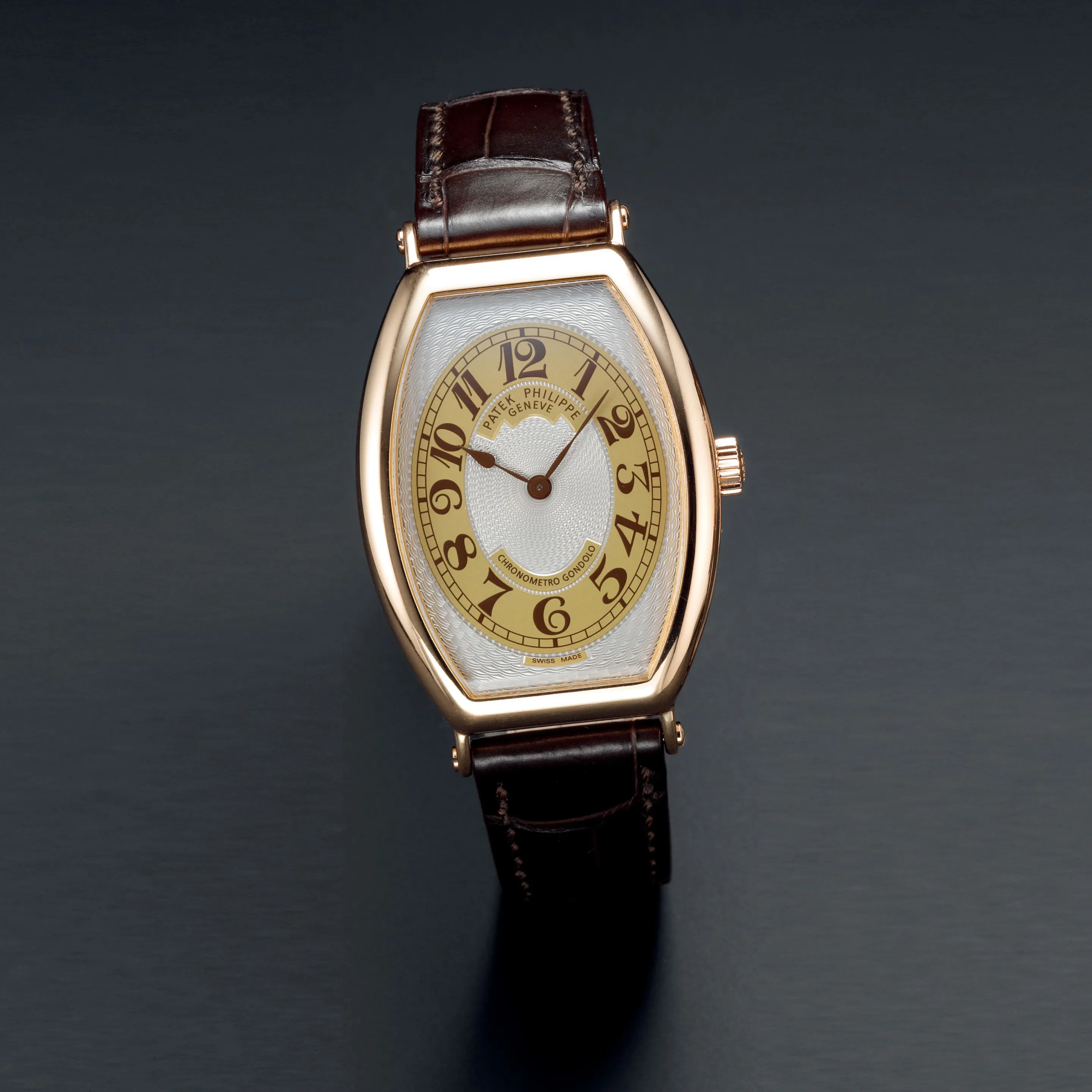 Patek Philippe Gondolo 5098 49mm Rose gold Silver