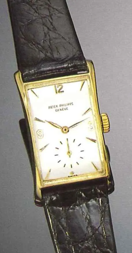 Patek Philippe Hour Glass 1593 24mm Yellow gold Silver