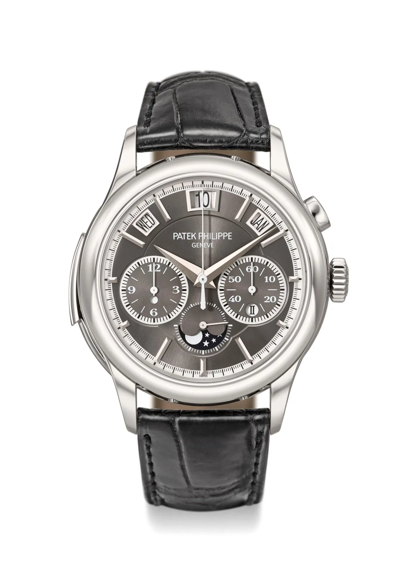 Patek Philippe Minute Repeater Perpetual Calendar Chronograph 5208P-001 42mm Platinum Gray