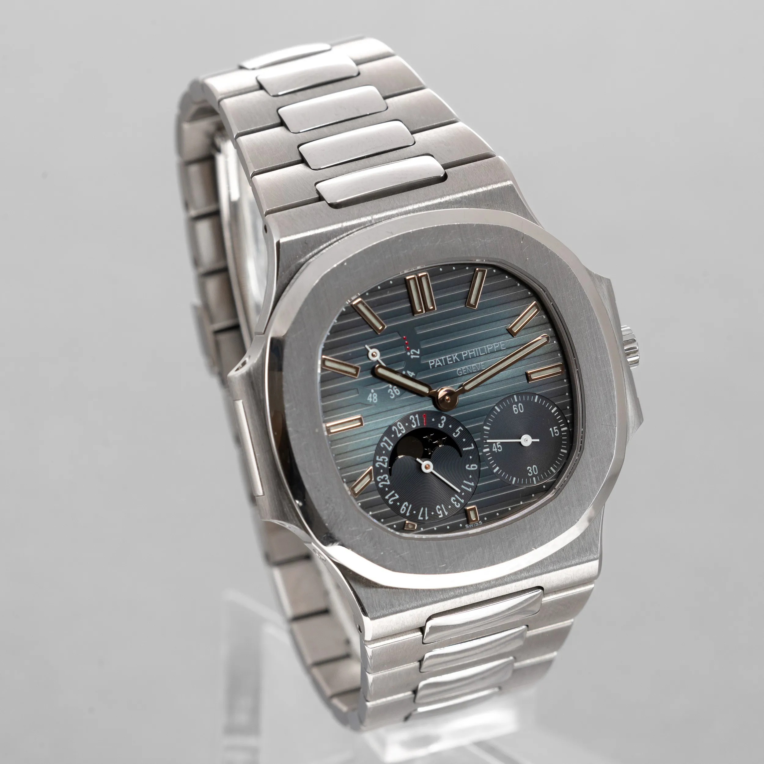 Patek Philippe Nautilus 3712/1A-001 42mm Stainless steel Blue 2