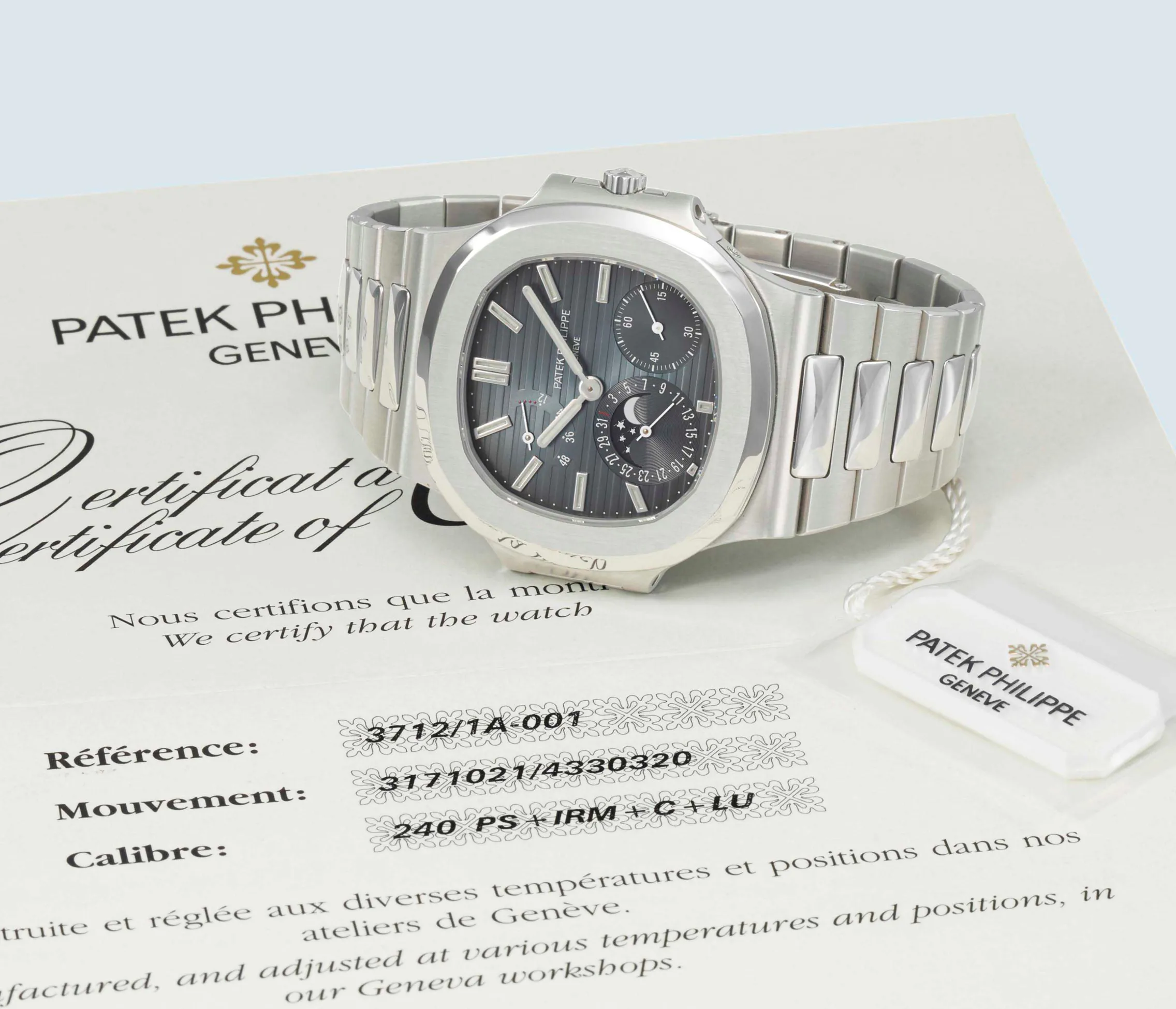 Patek Philippe Nautilus 3712/1A 42mm Stainless steel Black