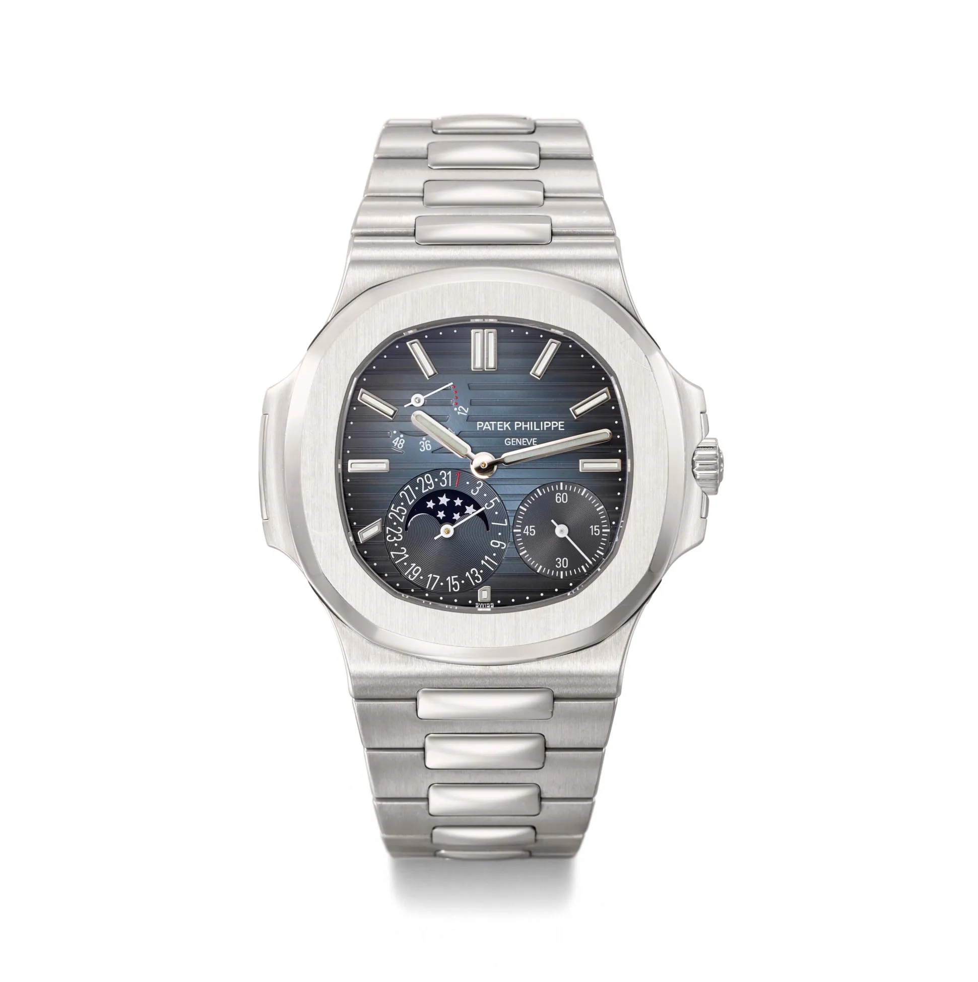 Patek Philippe Nautilus Moonphase 5712/1A-001 10mm Stainless steel Blue