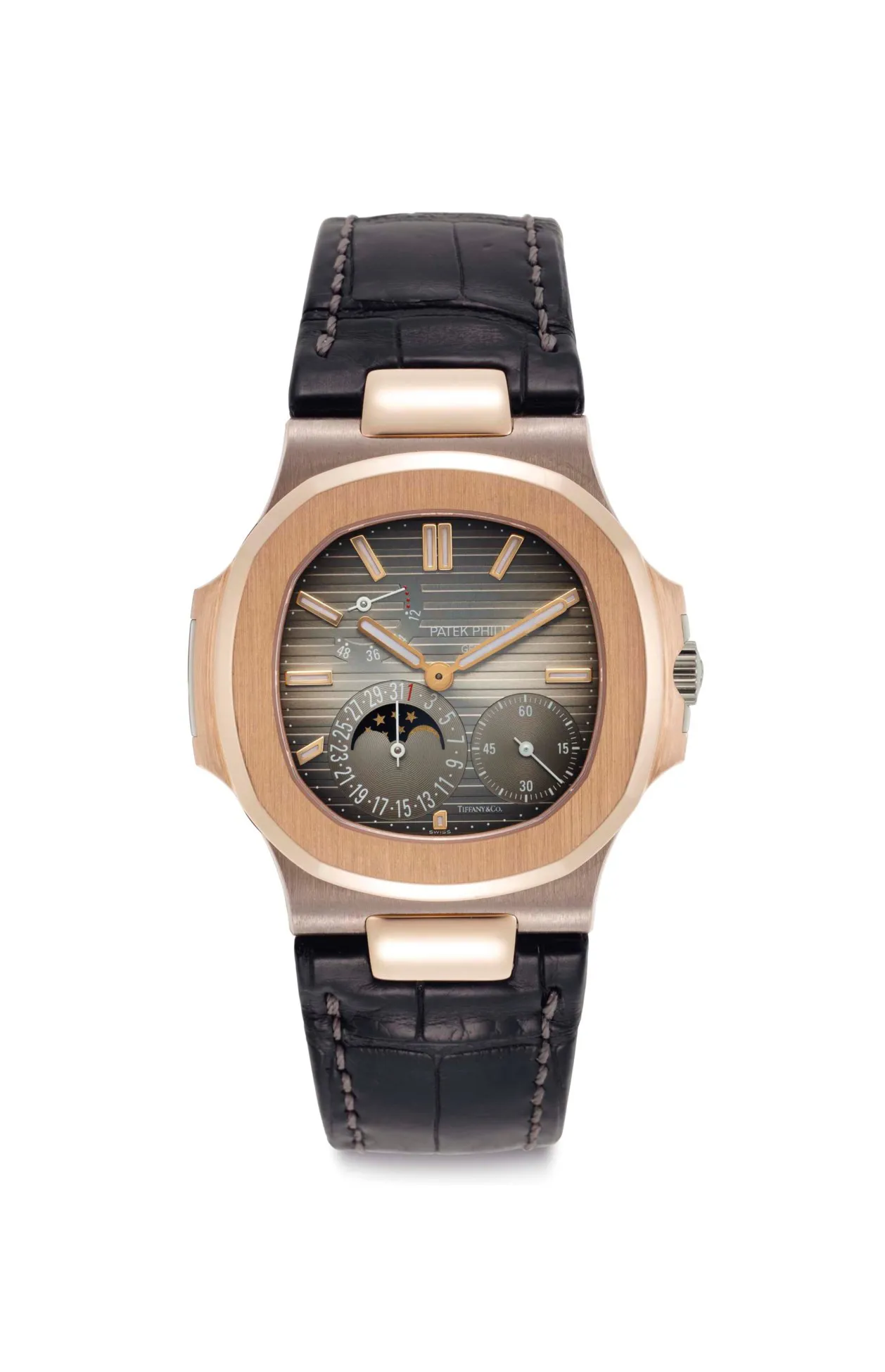 Patek Philippe Nautilus 5712GR 40mm White gold and Pink gold Grey