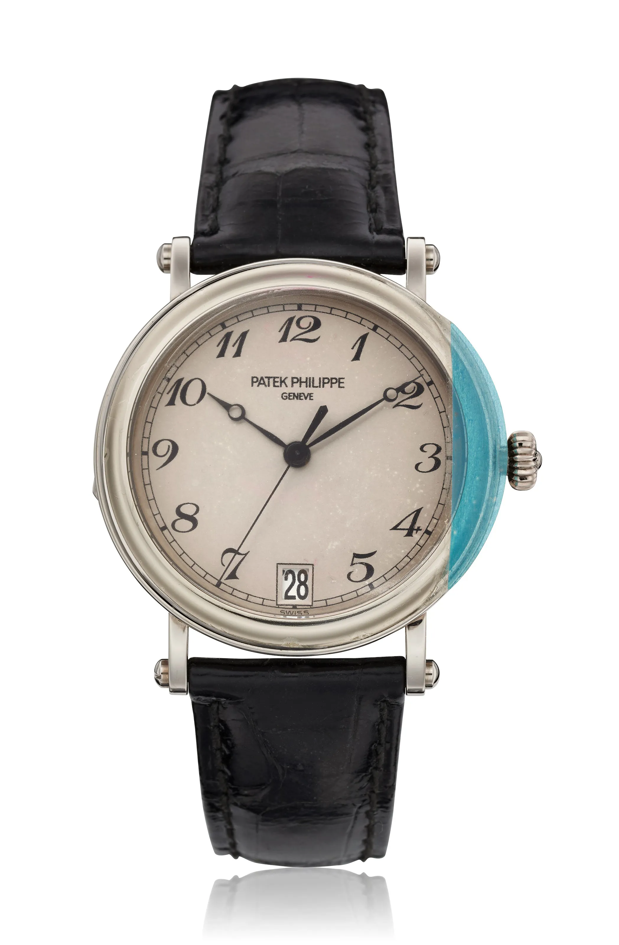 Patek Philippe Calatrava 5053G 35mm White gold Taupe