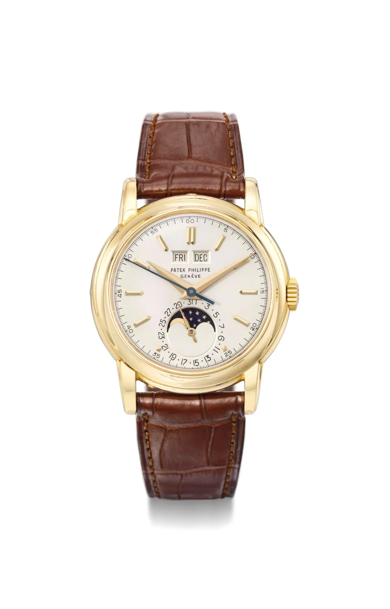 Patek Philippe Perpetual Calendar 2438/1 37mm Yellow gold Silver