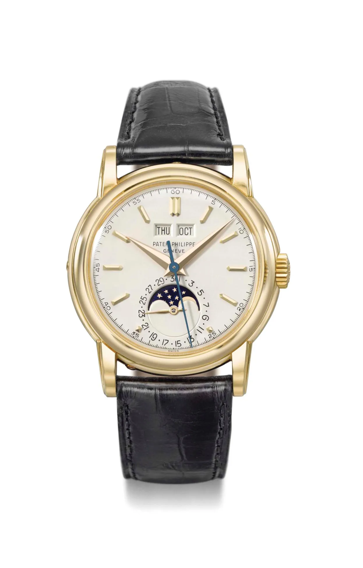 Patek Philippe Perpetual Calendar 2438/1 37mm Yellow gold Silver