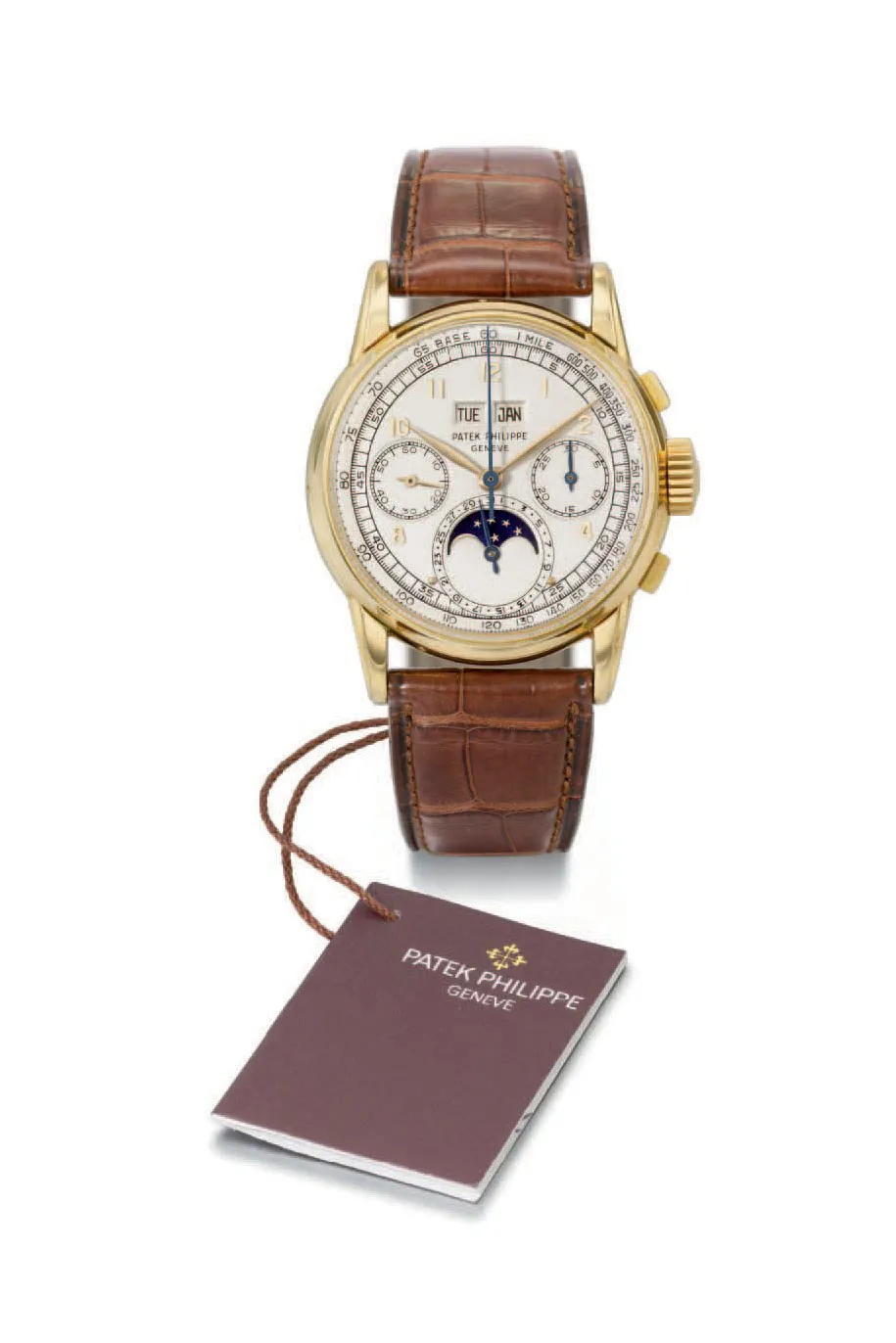 Patek Philippe Perpetual Calendar Chronograph 2499 36mm Yellow gold Silver