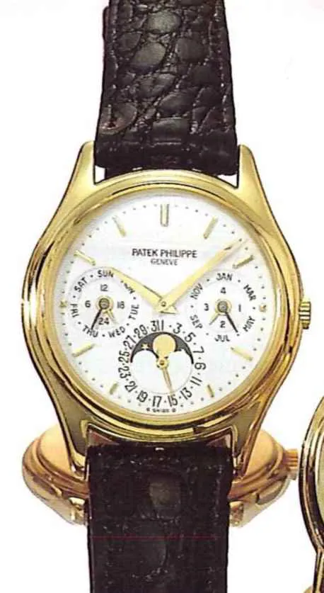 Patek Philippe Perpetual Calendar 3940 36mm Yellow gold Silver