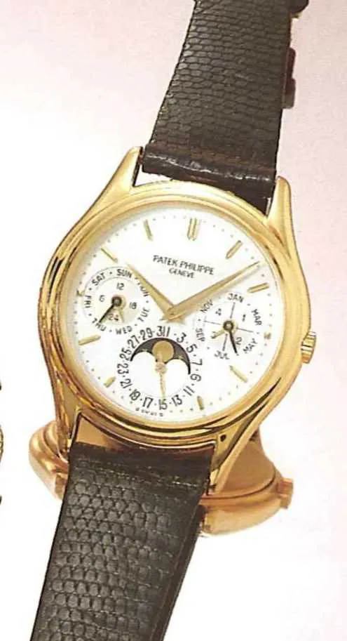 Patek Philippe Perpetual Calendar 3940 36mm Yellow gold Silver