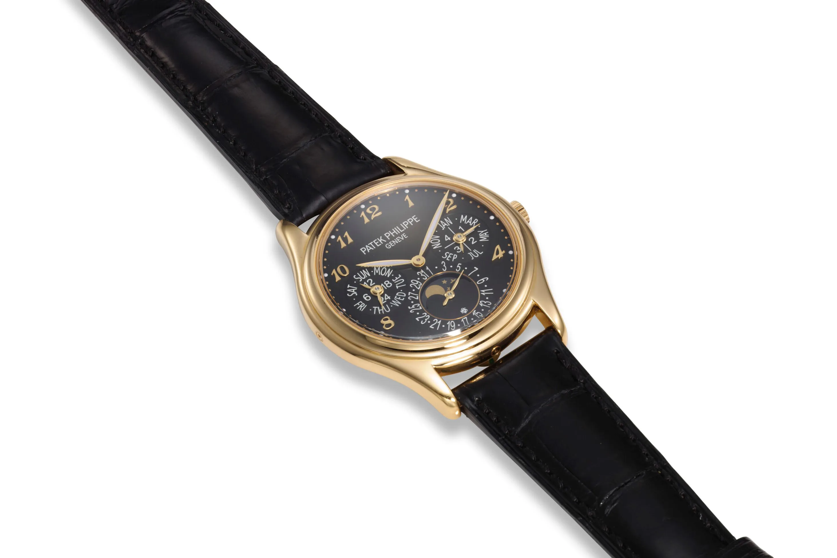 Patek Philippe Perpetual Calendar 3940J 36mm Yellow gold Black 3