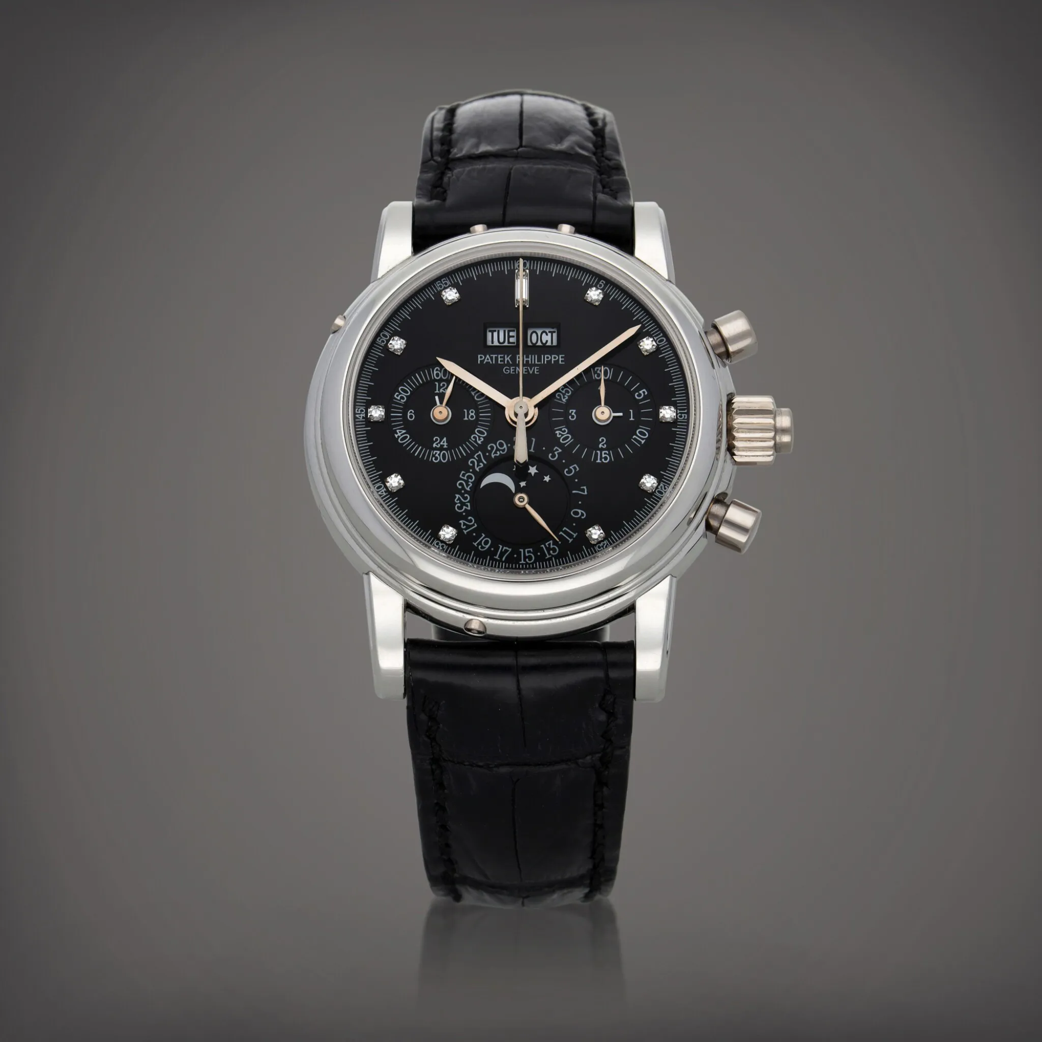 Patek Philippe Perpetual Calendar Split-Seconds Chronograph 5004P-033 37mm Platinum Black