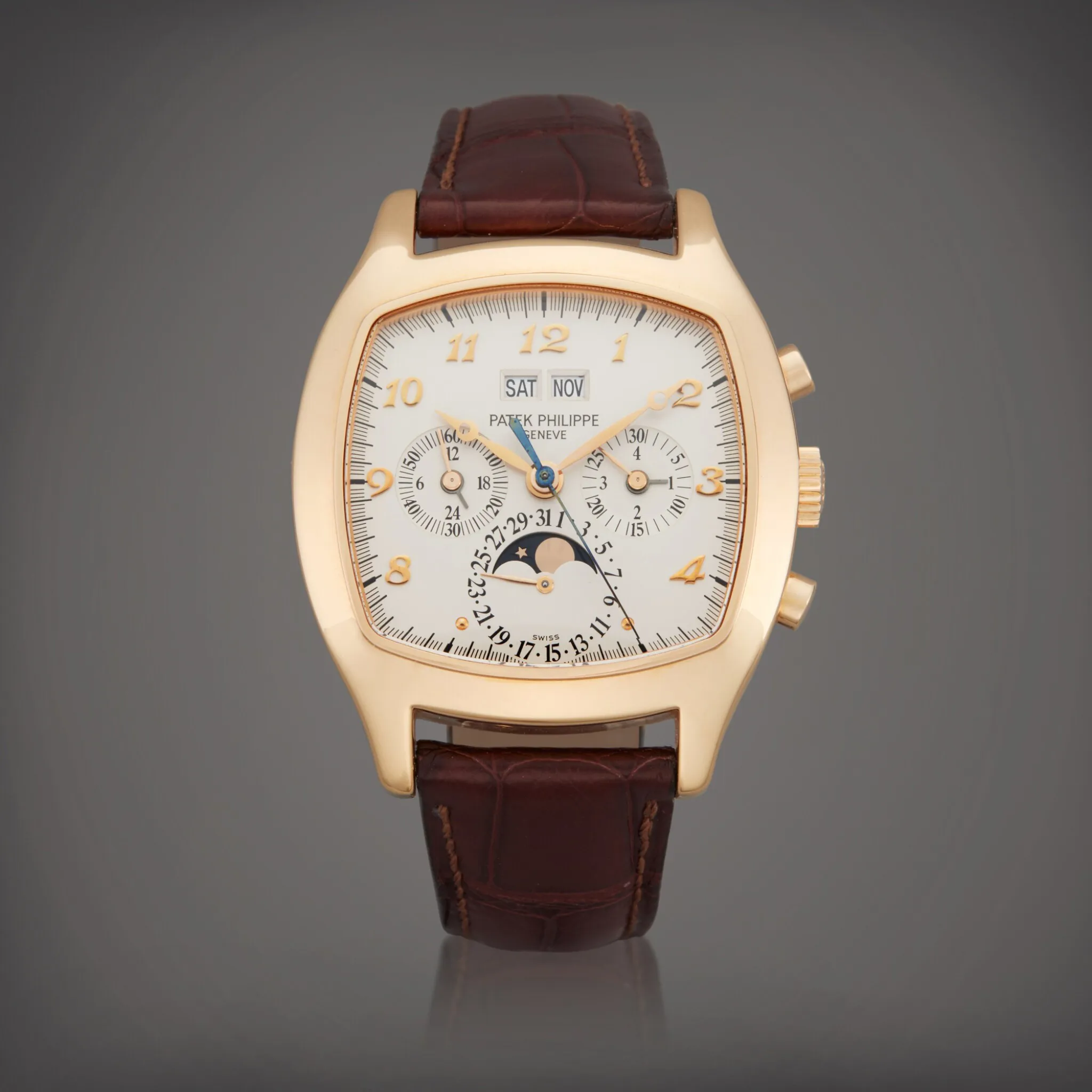 Patek Philippe Perpetual Calendar 5020R-013 37mm Rose gold Silver 2