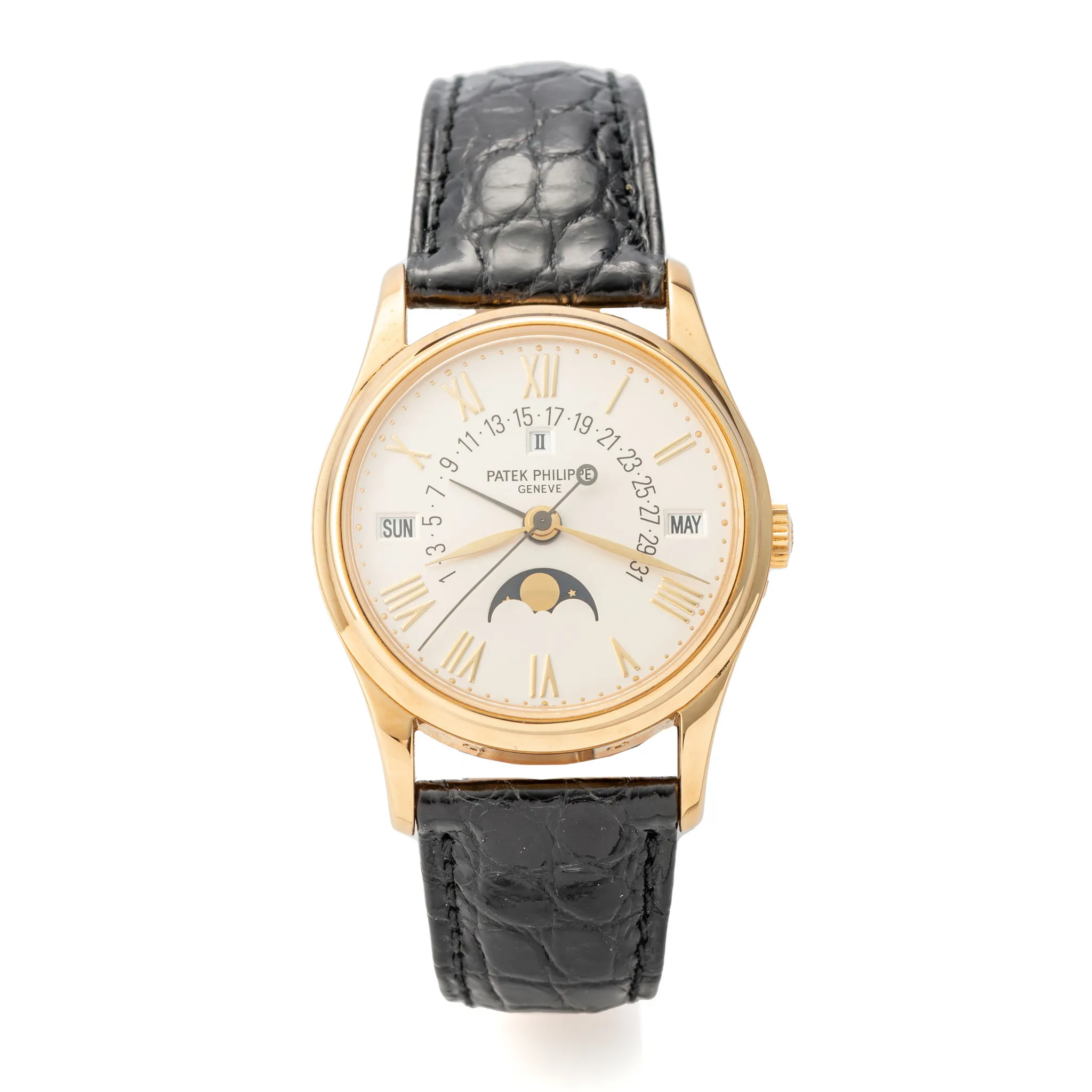 Patek Philippe Perpetual Calendar 5050J-018 35mm Yellow gold Silver