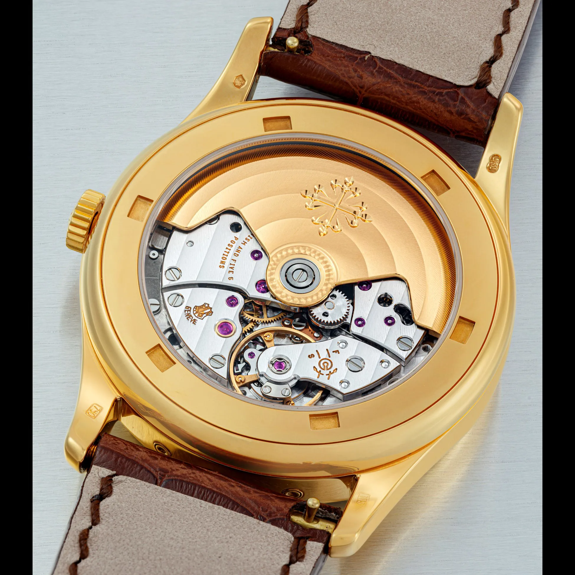 Patek Philippe Perpetual Calendar 5050 35mm Yellow gold Black 2