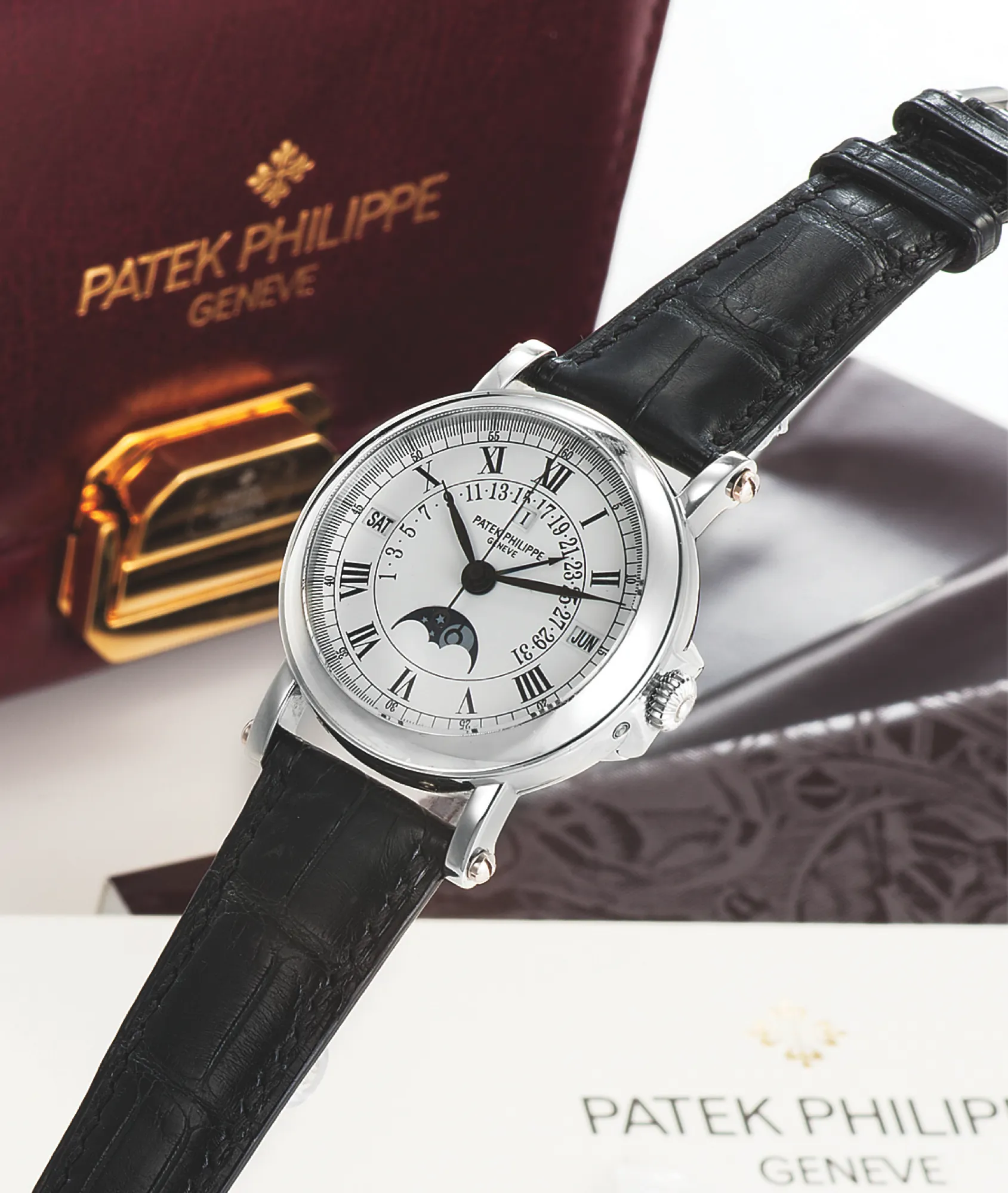 Patek Philippe Perpetual Calendar 5059P 36mm Platinum White