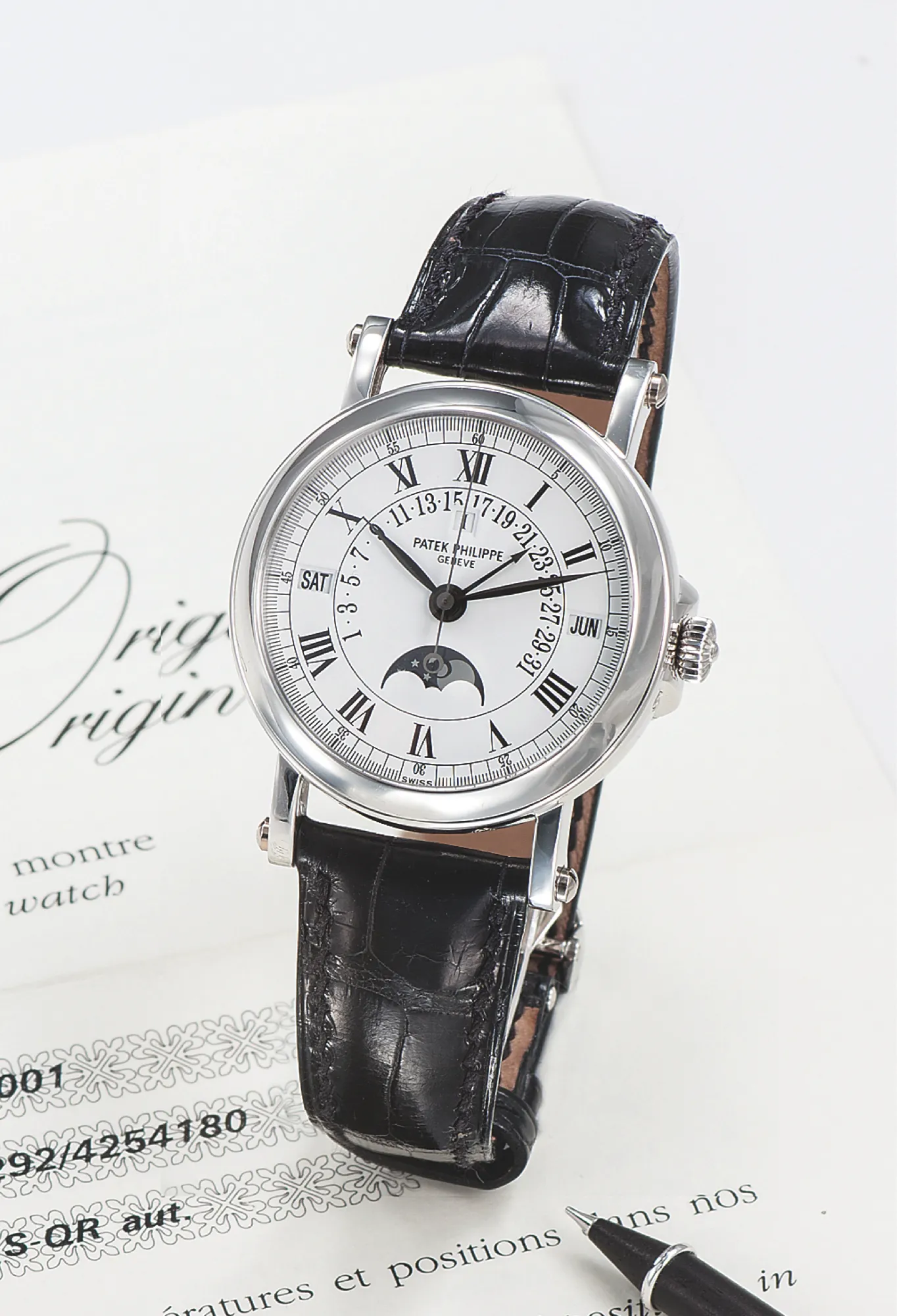 Patek Philippe Perpetual Calendar 5059P 36mm Platinum White