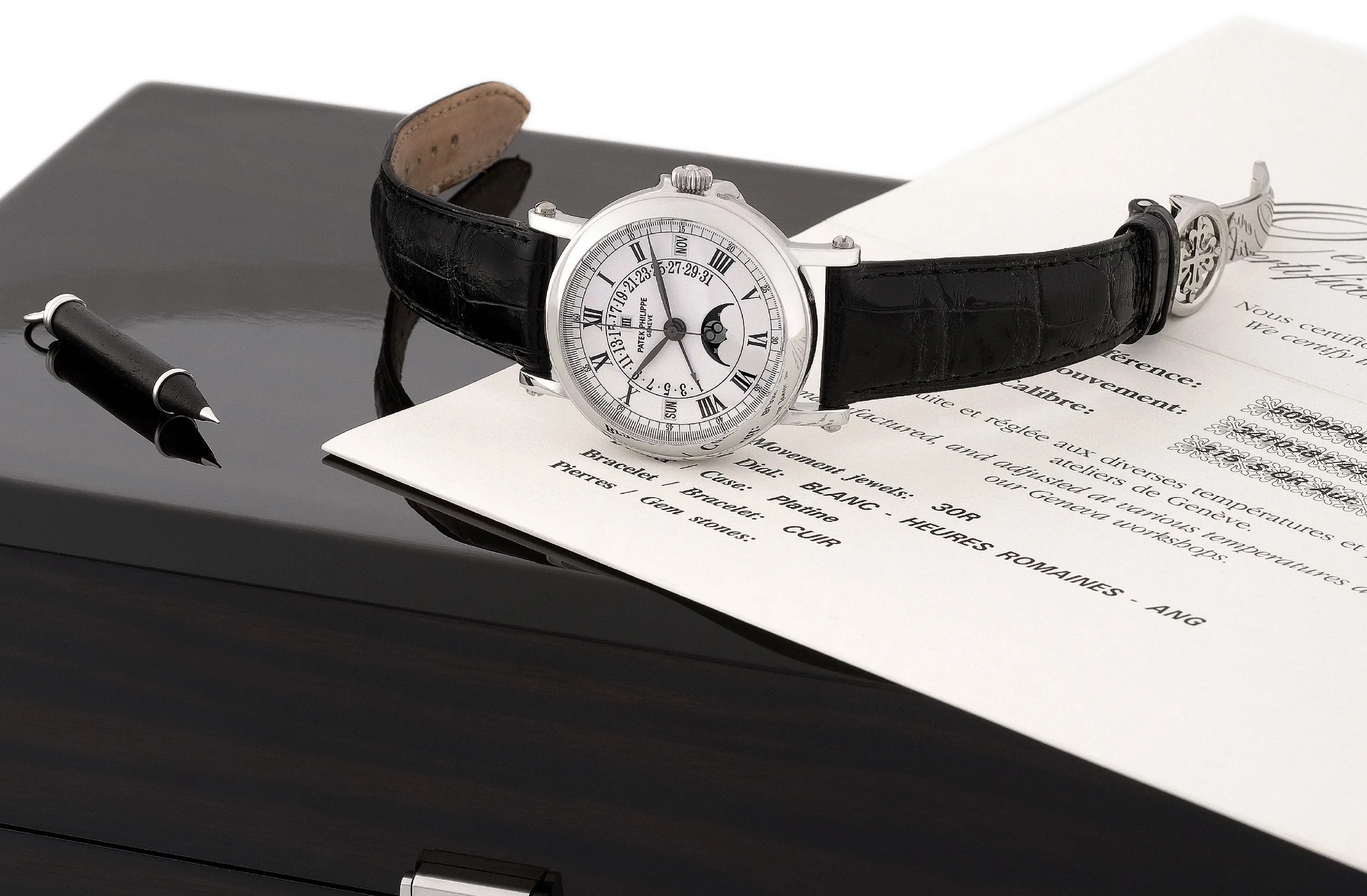 Patek Philippe Perpetual Calendar 5059P 36mm Platinum White