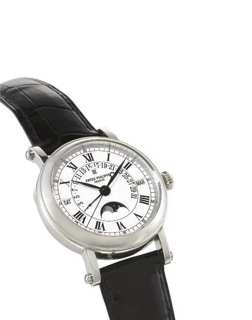 Patek Philippe Perpetual Calendar 5059P 36mm Platinum White