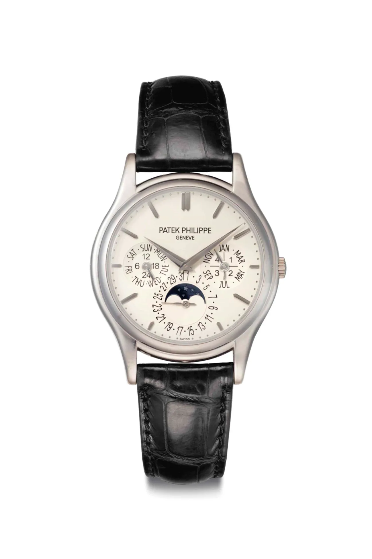 Patek Philippe Perpetual Calendar 5140G 37mm White gold Silver