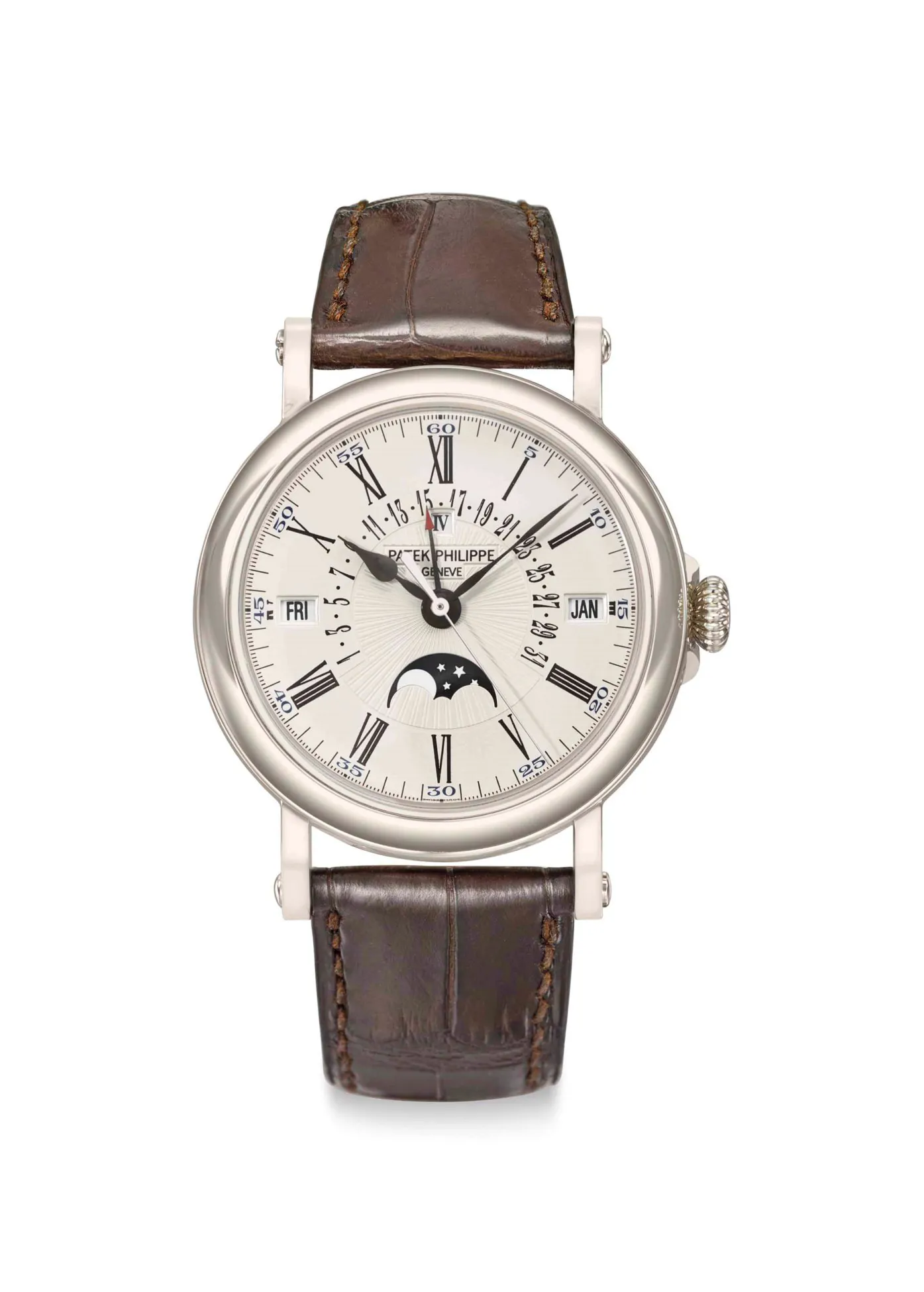 Patek Philippe Perpetual Calendar 5159G 38mm White gold Silvered