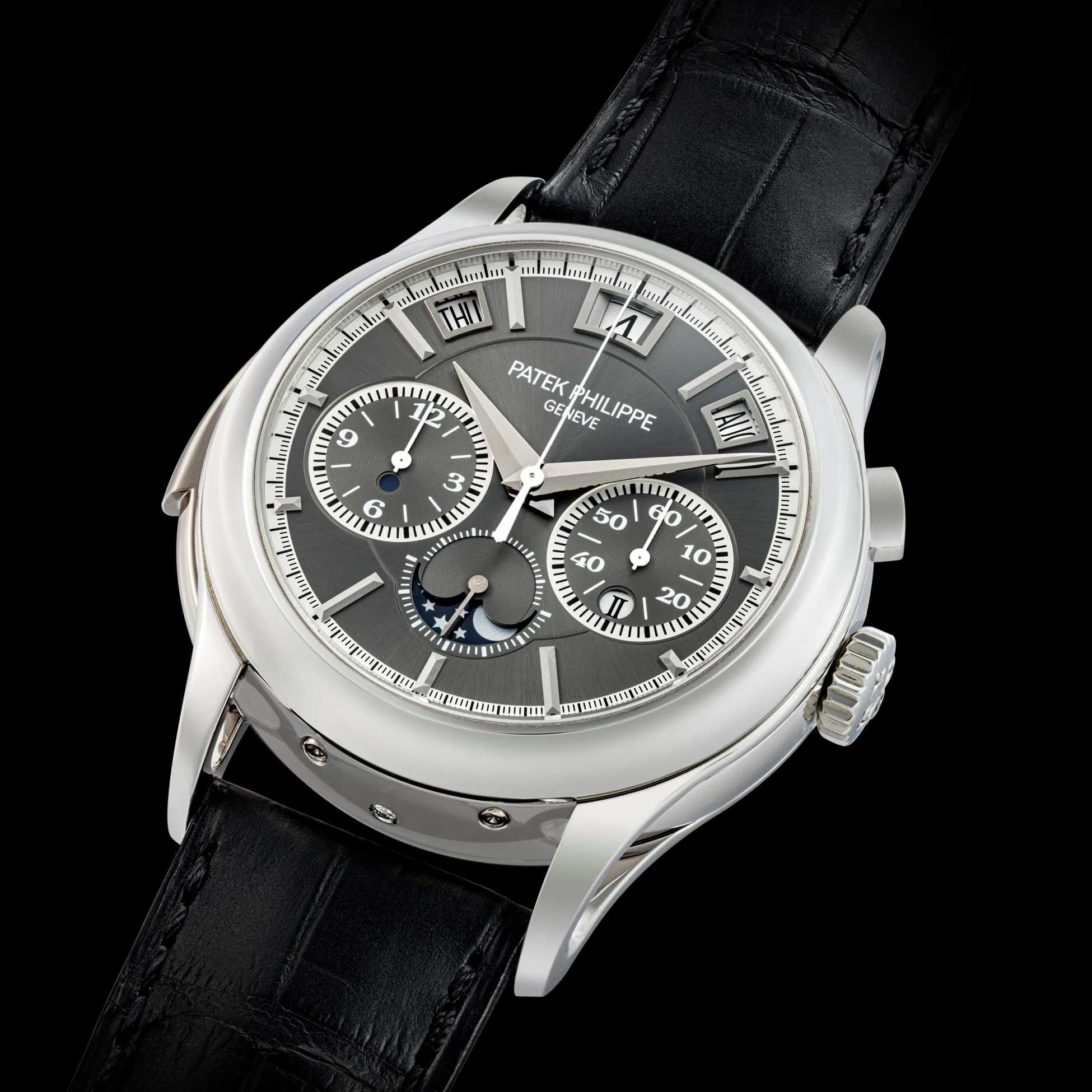 Patek Philippe Minute Repeater Perpetual Calendar Chronograph 5208P-001 42mm Platinum Gray 1