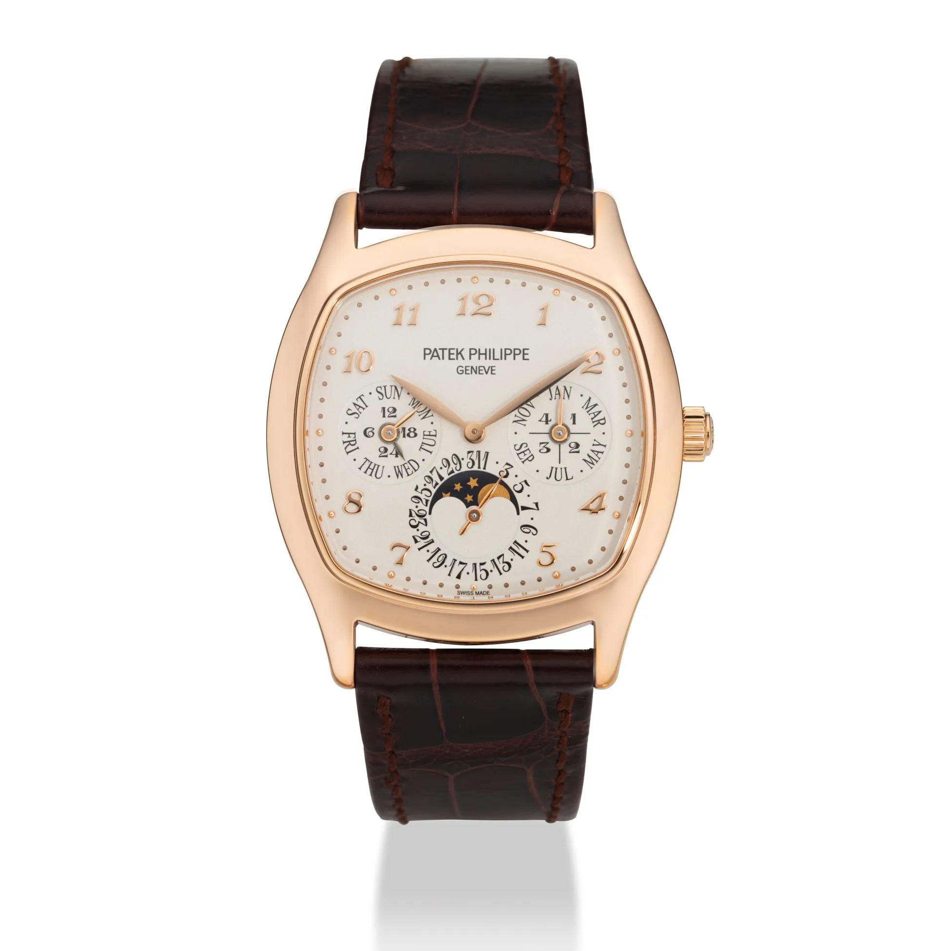 Patek Philippe Perpetual Calendar 5940R 37mm Rose gold Silver