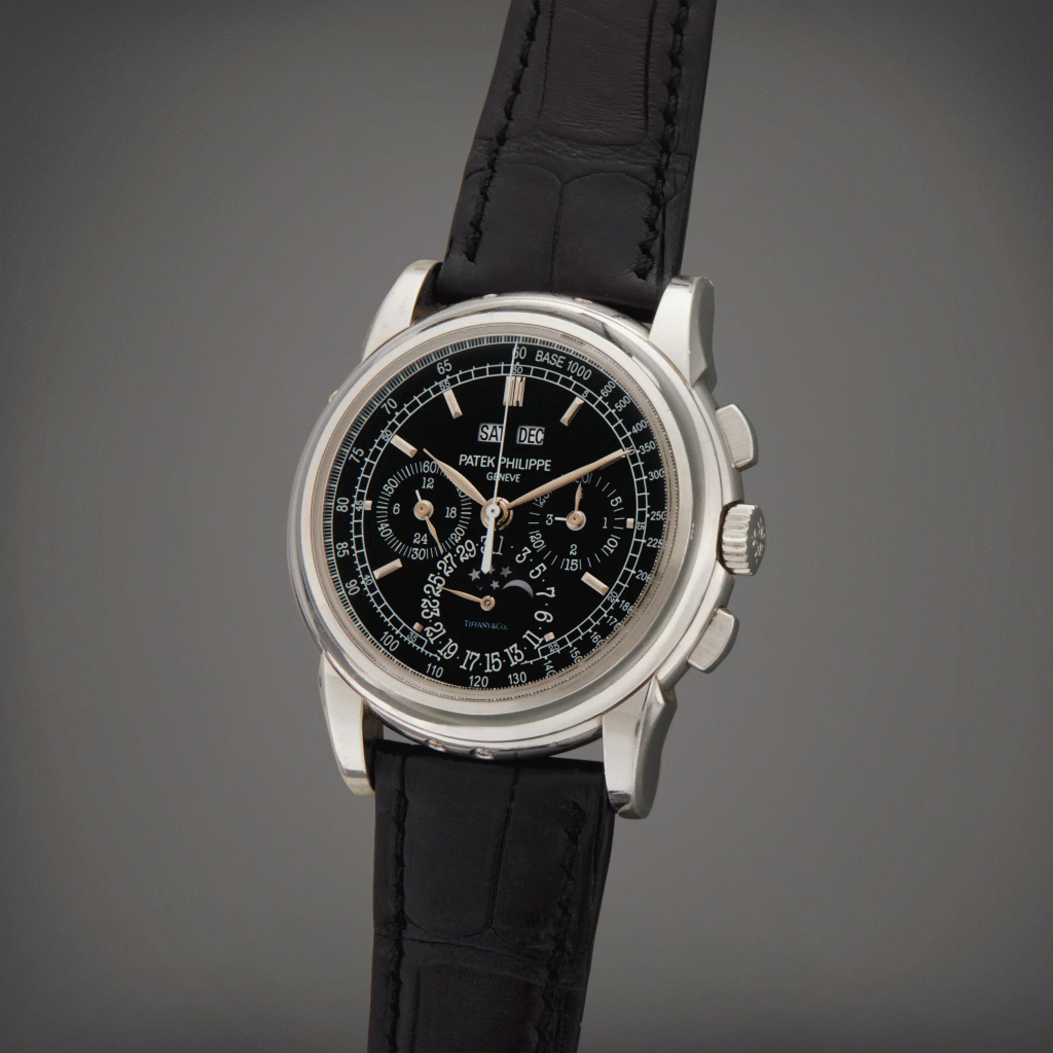 Patek Philippe Perpetual Calendar Chronograph 5970 40mm Platinum Black