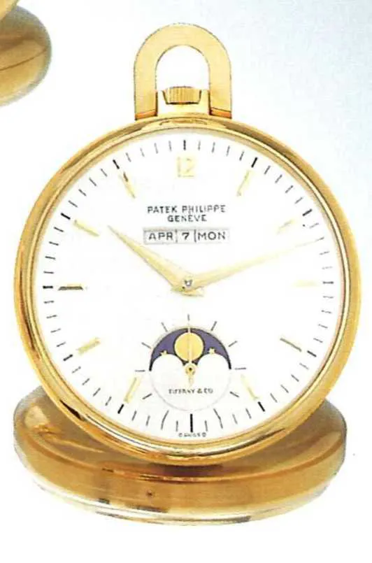 Patek Philippe Perpetual Calendar 725/4 46mm Yellow gold Silver