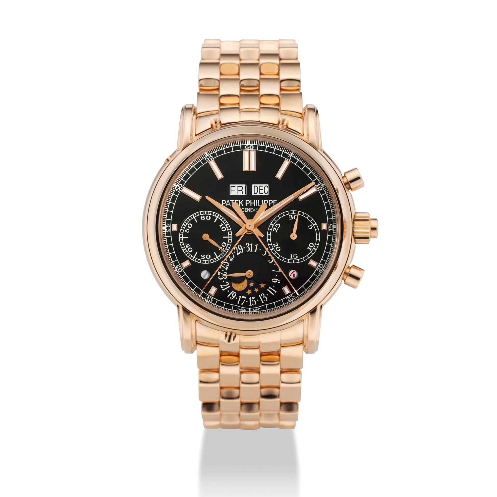 Patek Philippe Perpetual Calendar Split-Seconds Chronograph 5204/1R 40mm Rose gold Black