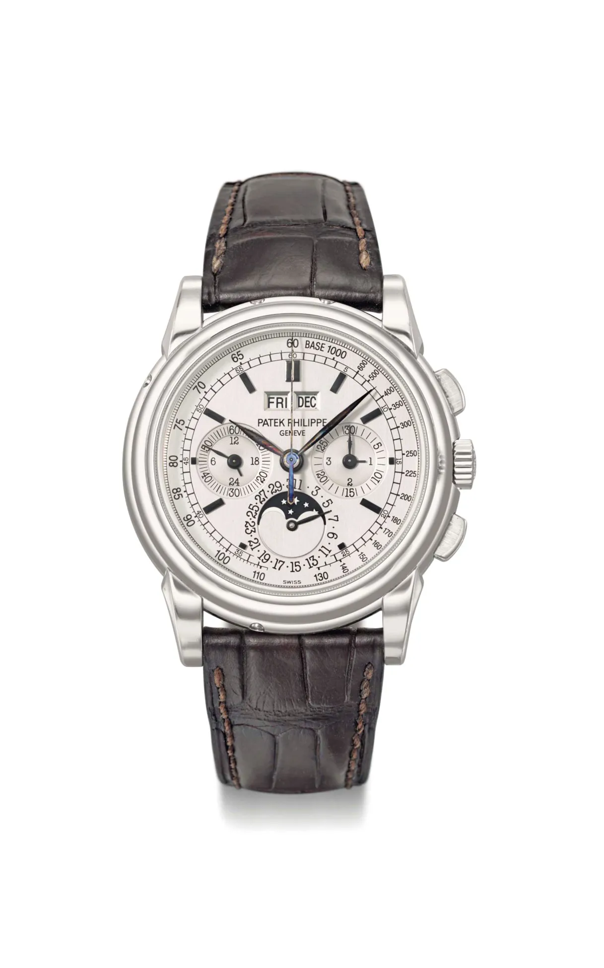 Patek Philippe Perpetual Calendar Chronograph 5970G 40mm White gold Steel