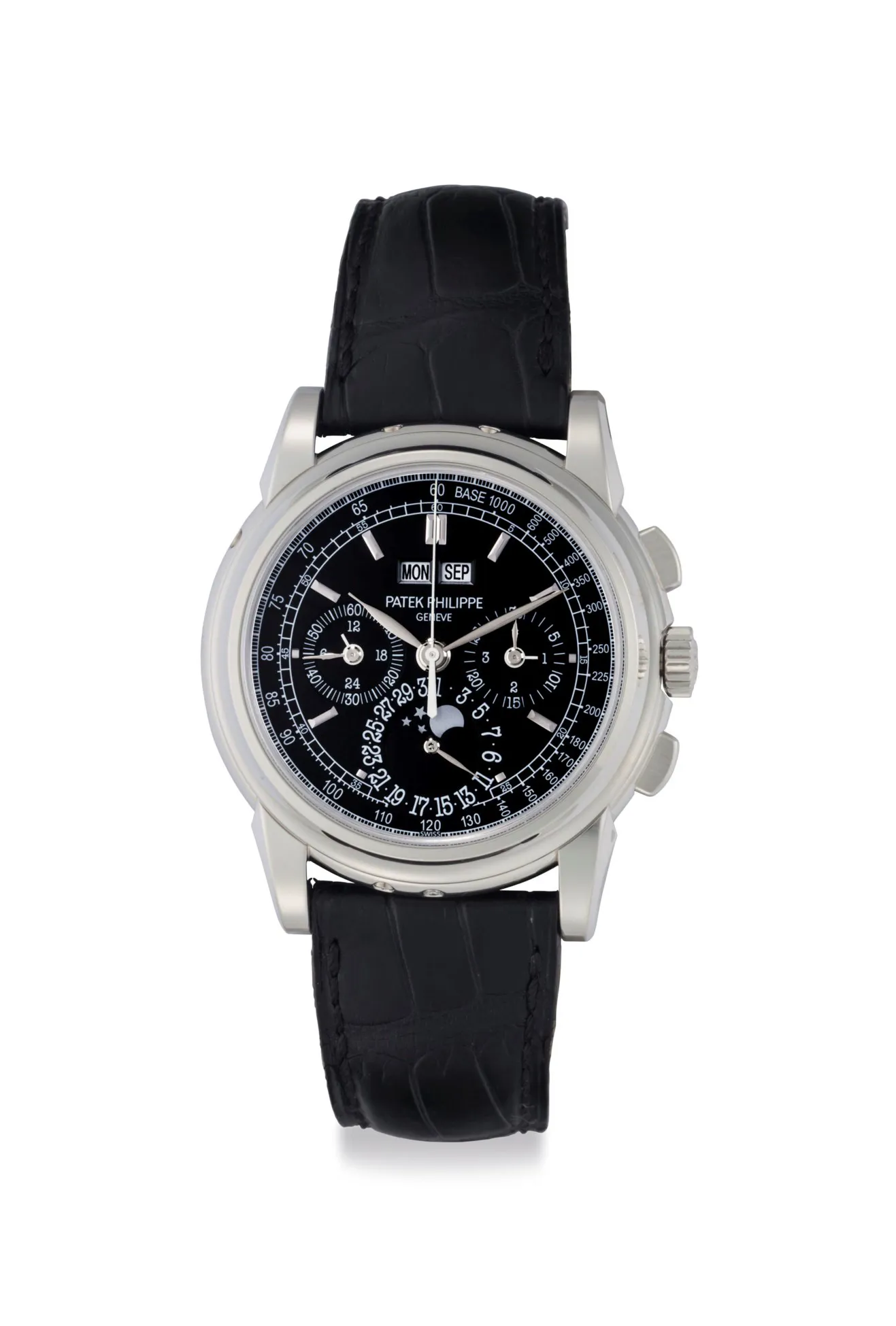 Patek Philippe Perpetual Calendar Chronograph 5970P 40mm Platinum Black