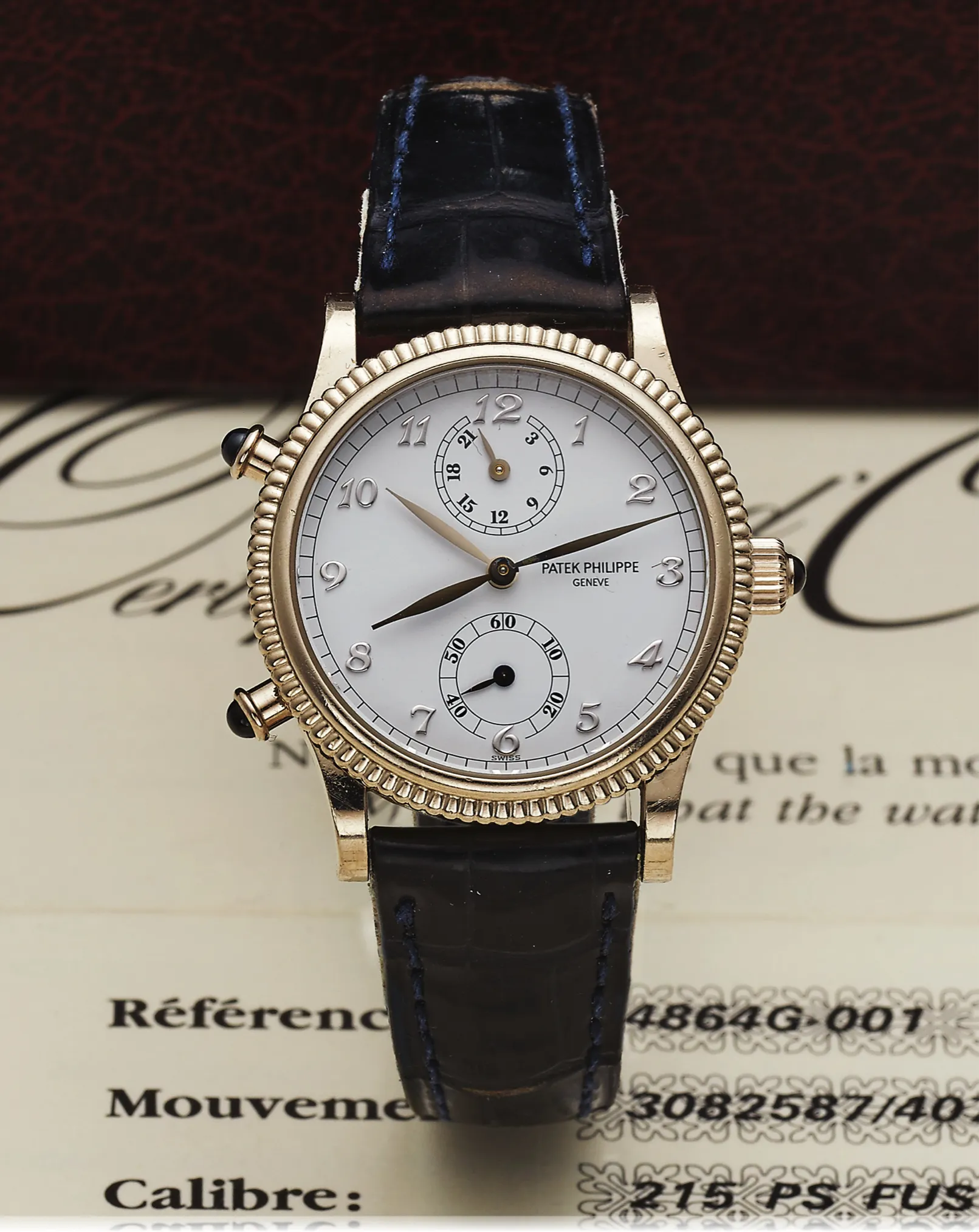 Patek Philippe Travel Time 4864 29mm White gold White